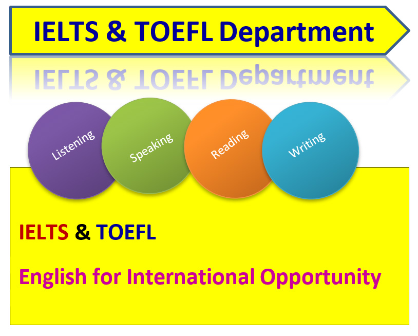 IELTS and TOEFL Department